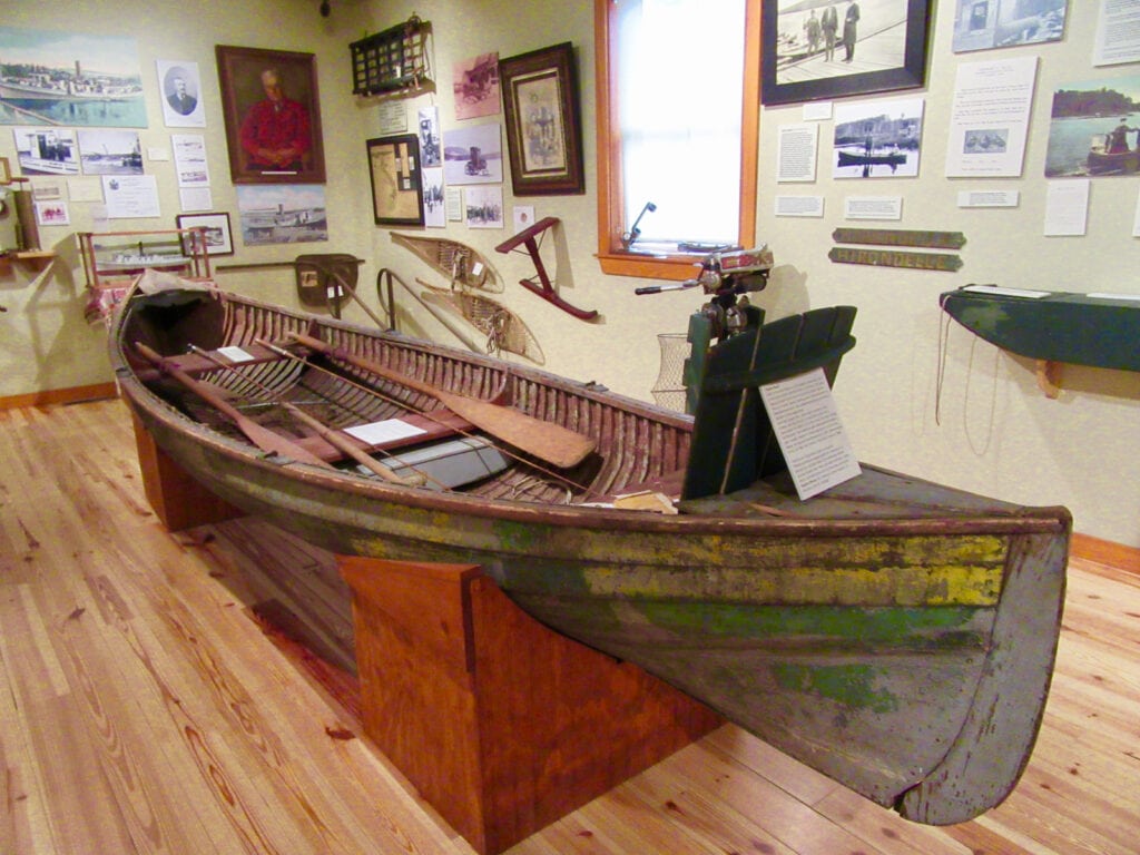 Rangely Lakes Antique Canoe