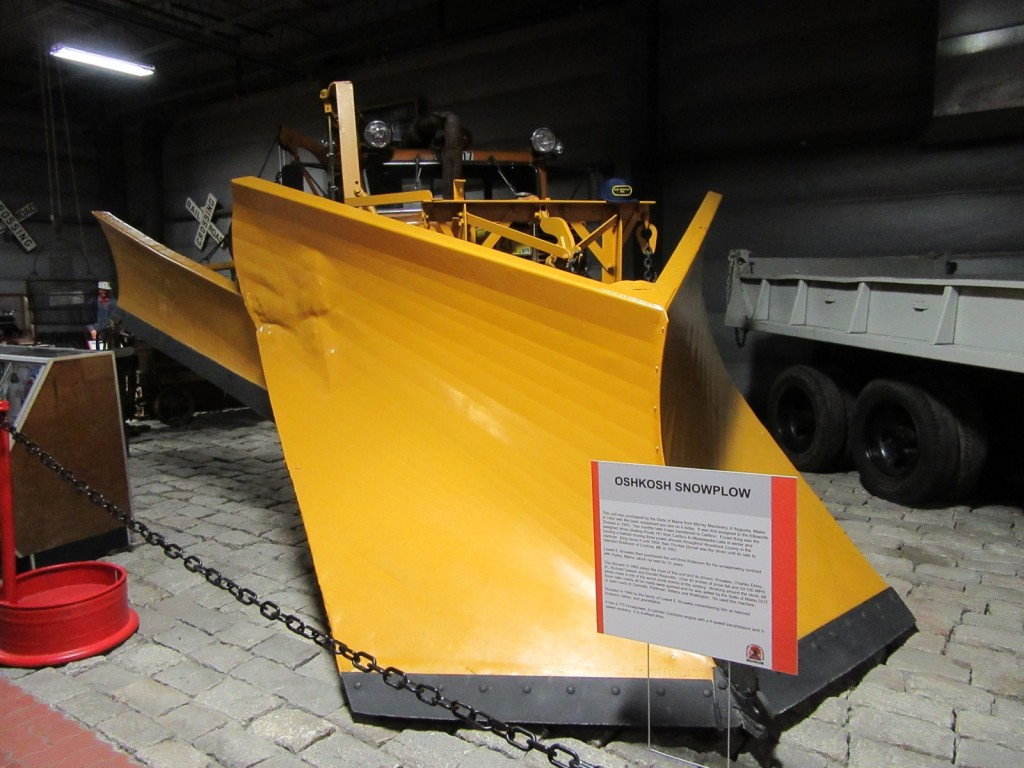 Snowplow, Cole Transportation Museum, Bangor ME