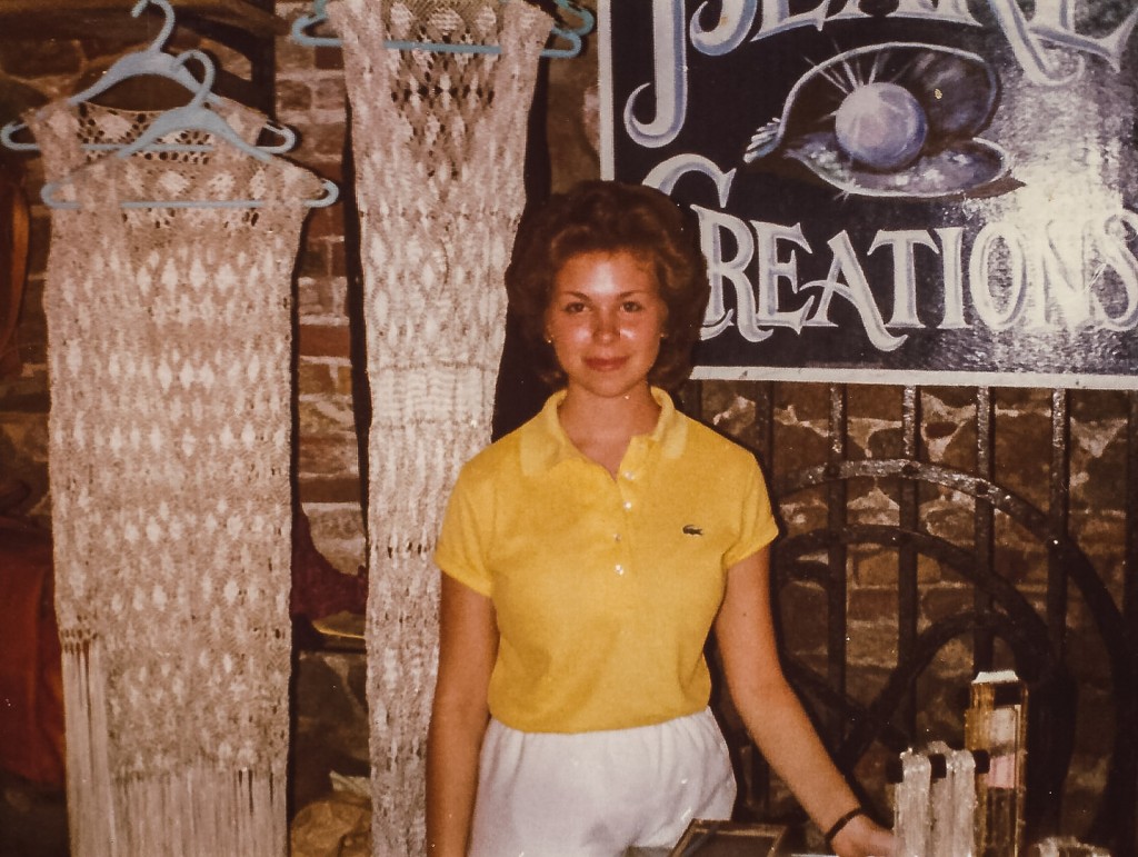 Teenage Sandra Foyt hawking silver chains and pick-your-own pearls in the family story.