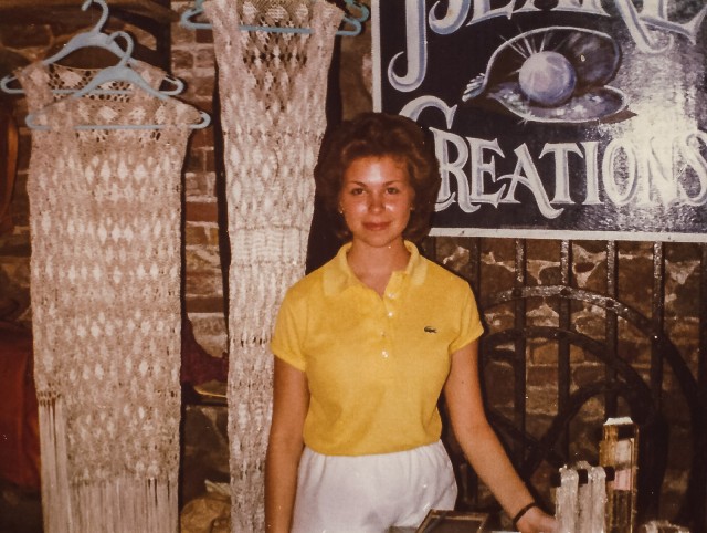 Teenage Sandra Foyt hawking silver chains and pick-your-own pearls in the family story.