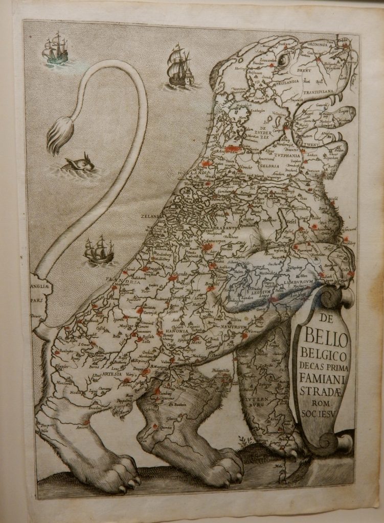 1600's map of Netherlands under Spanish Rule, Argosy Book Shop