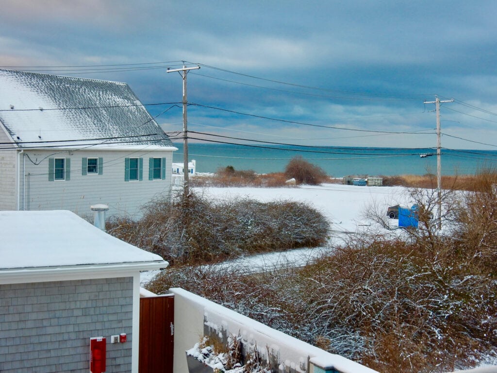 Narragansett RI After Snow