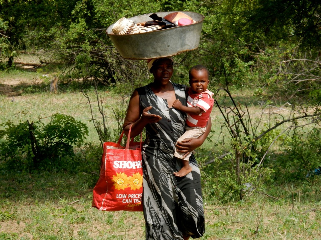 Hwange Park village resident