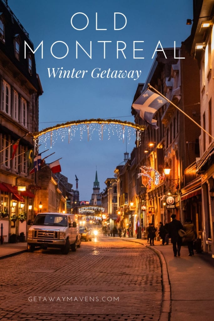When the mercury drops and other places close up shop for the winter, Old Montreal positively sparkles. Plan a winter getaway with these bright ideas. #Montreal #wintergetaway