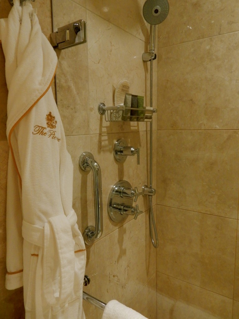 Pierre Hotel Bathroom and Robe