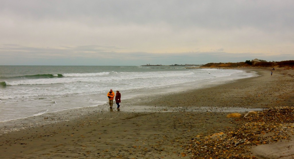 Scarborough State Beach in Winter, Narragansett RI