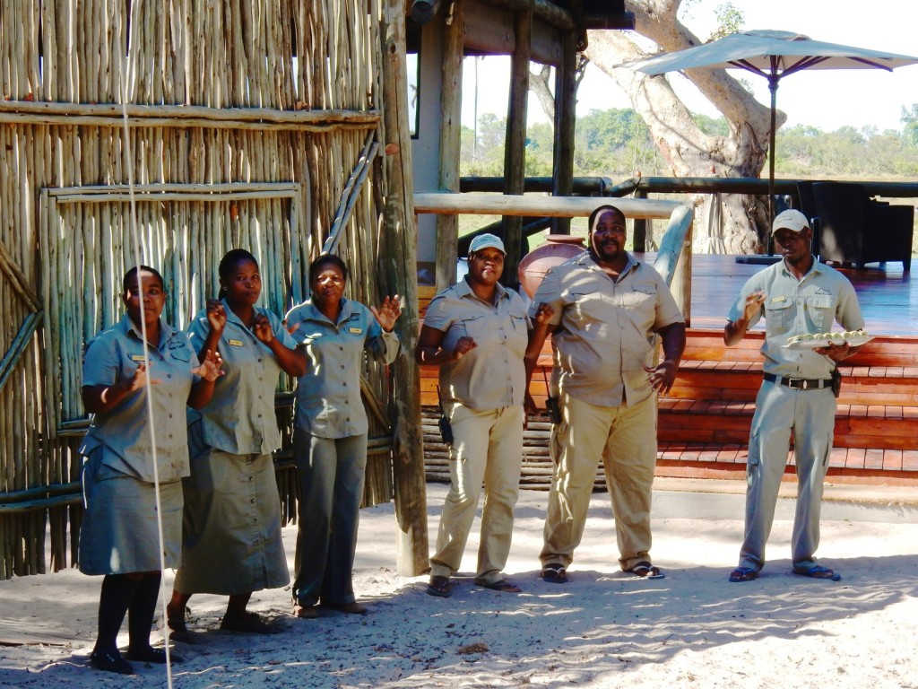 Staff at Seba Camp Welcome Song