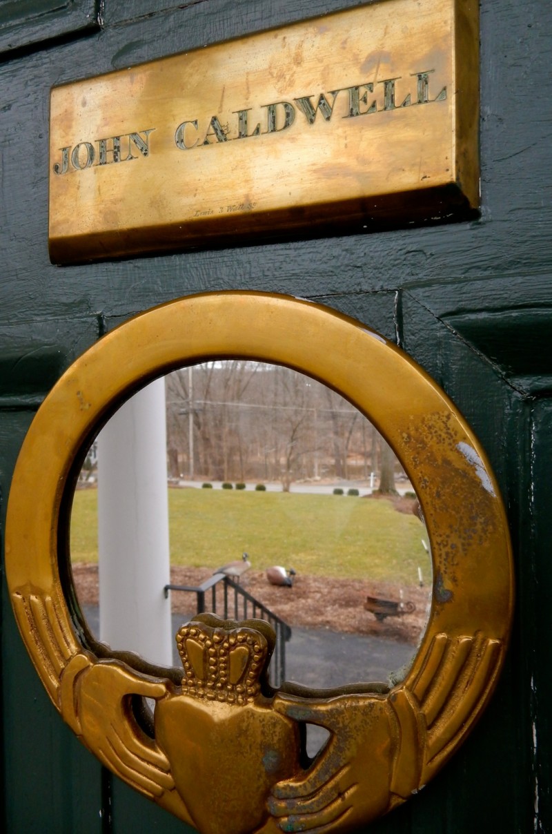 Caldwell House Front Door, Salisbury NY