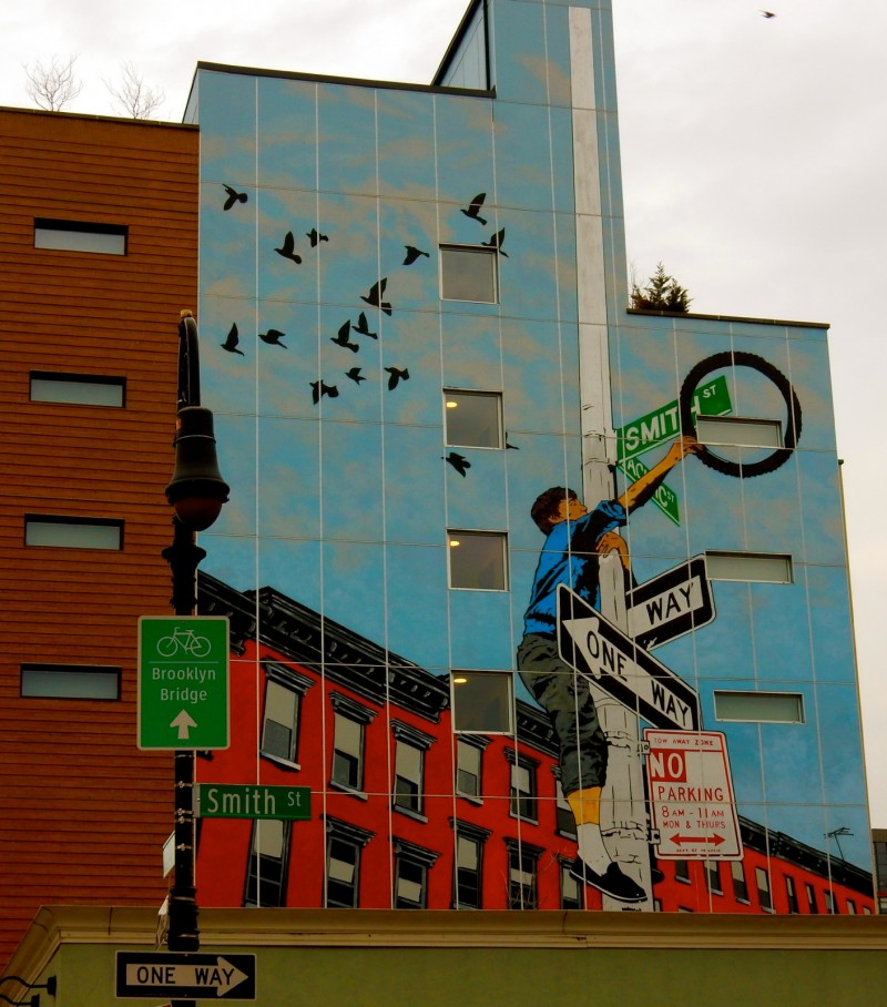 Smith St Mural, Cobble Hill Brooklyn NY