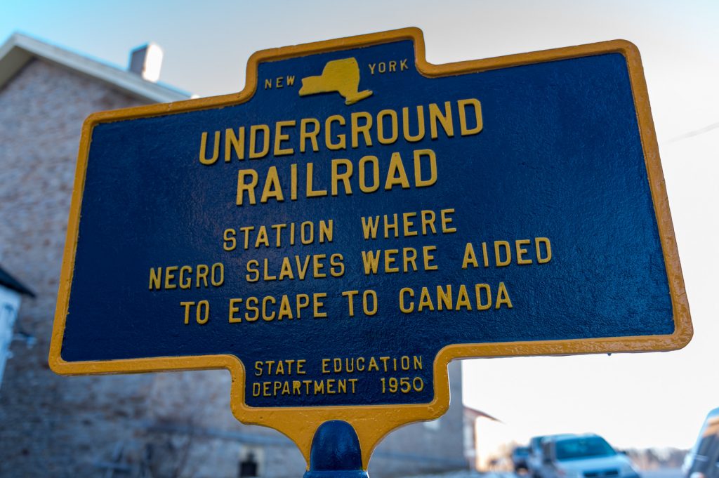 Underground Railroad Sign
