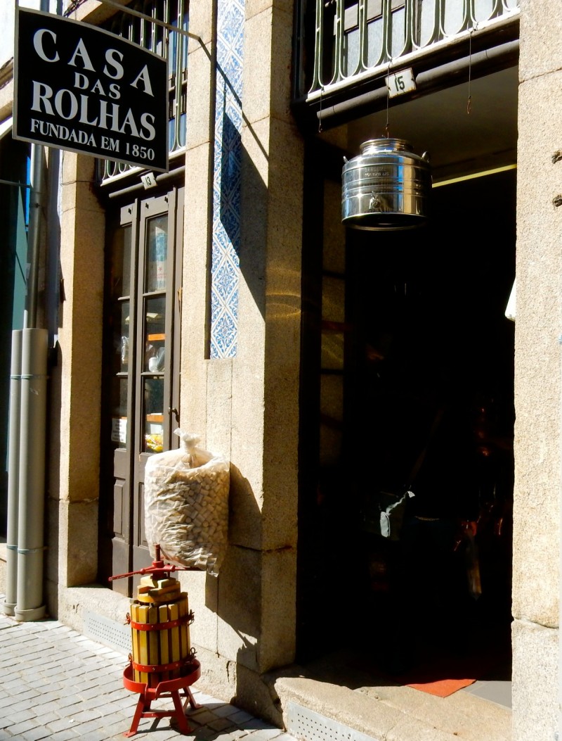 Casa Del Rolhas, 1850 cork shop, Porto Portugal