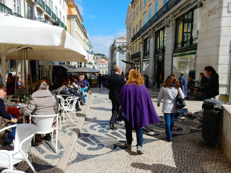 Chiado Shopping area, Lisbon Portugal