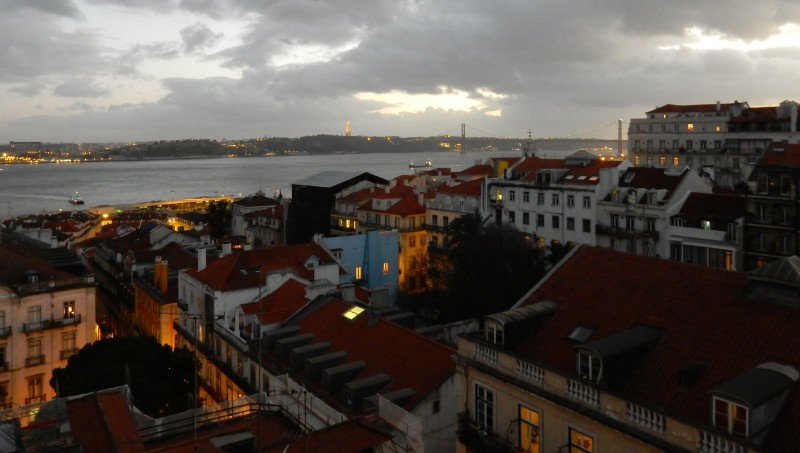 Dusk in Lisbon