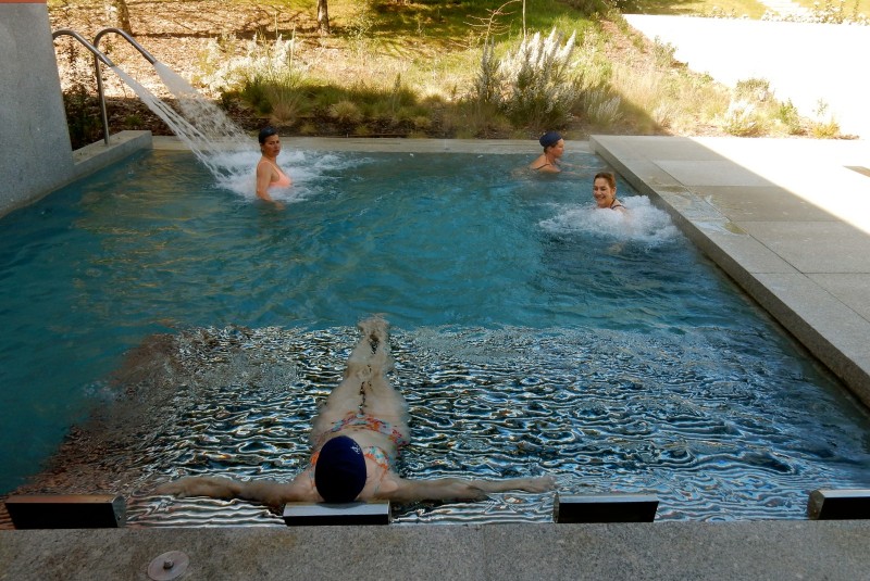 Hot Jetted Pool, Vidago Palace Spa, northern Portugal