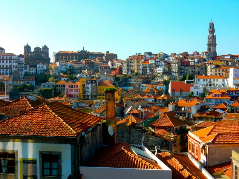 Porto Portugal rooftops