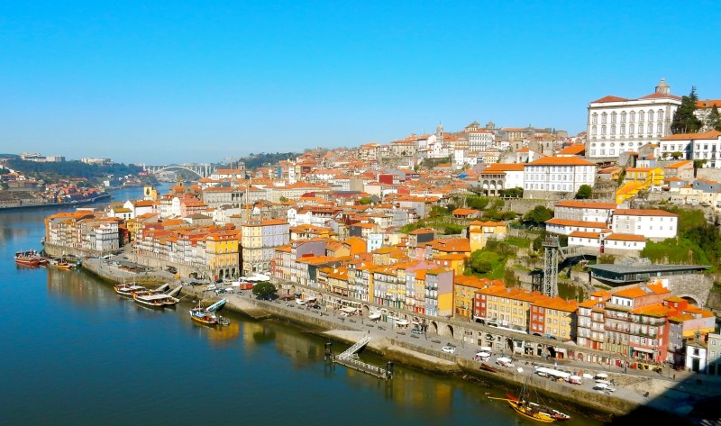 Porto view from Dom Luis Bridge