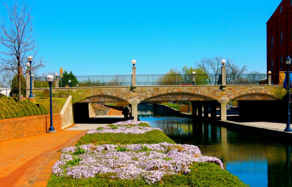 Community Bridge at Carroll Creek Park, Frederick MD