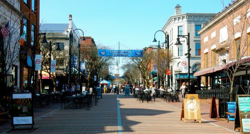 Church St. Pedestrian Mall, Burlington VT