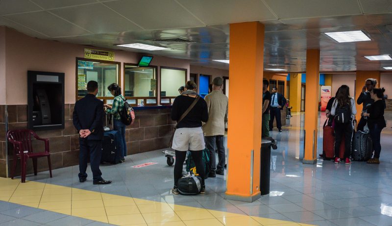 Cuba Money Exchange booth at José Martí International Airport