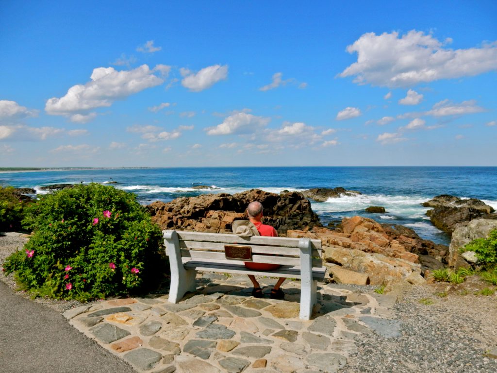 Bench on Marginal Way, Ogunquit ME