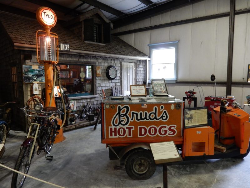 Bruds Hot Dog Cart, Boothbay Railway Village, ME
