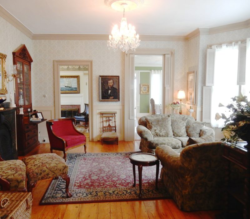 Parlor, Captain AV Nickels Inn, Searsport ME