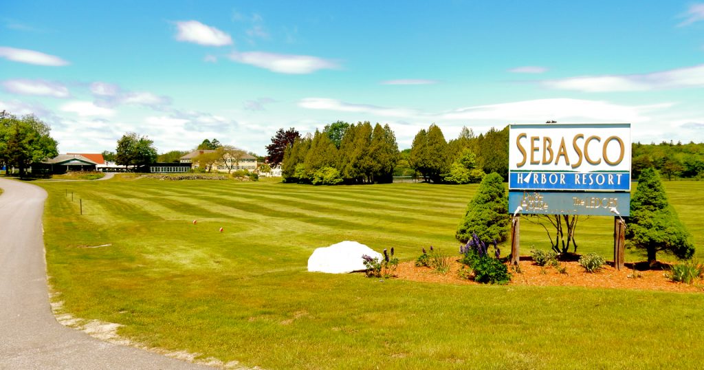 Sebasco Harbor Resort Entrance, ME