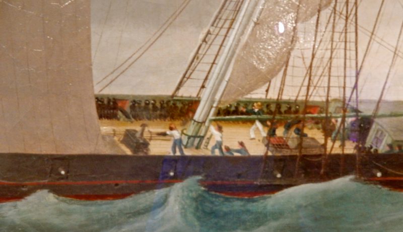 Slave Ship Painting, Penobscot Marine Museum, Searsport ME