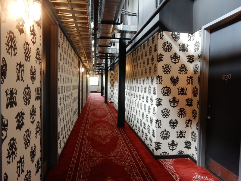 4th floor corridor, Time Hotel Nyack NY