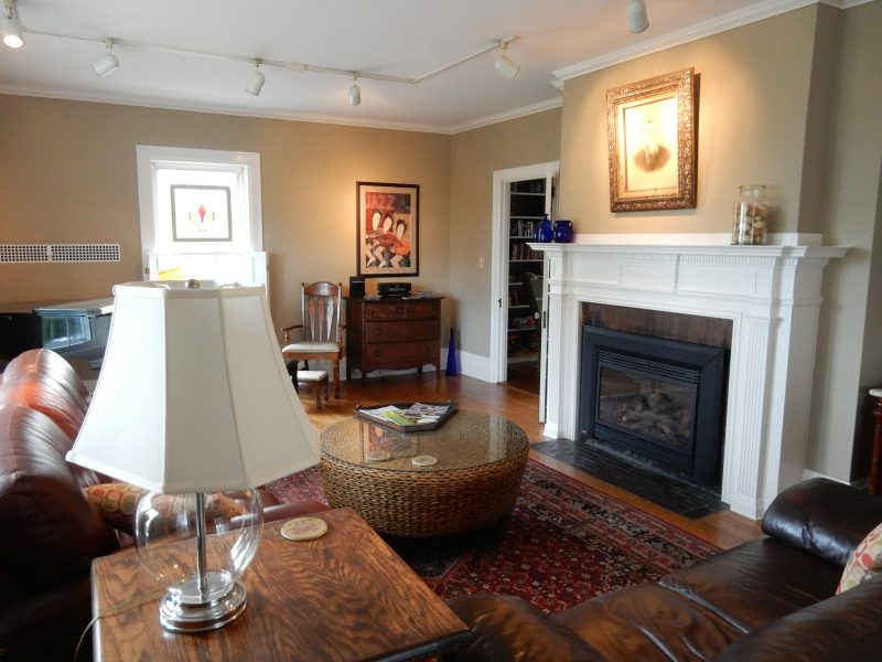 Living room, Peacock House, Lubec ME