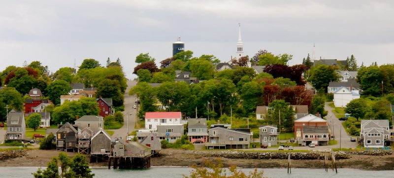 Lubec Maine from Campobello Island Canada