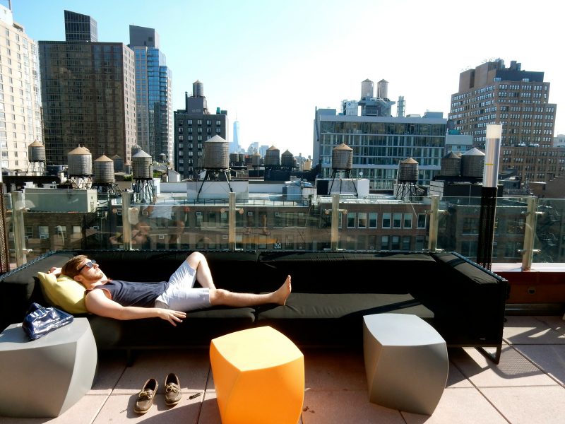 Roofdeck, Cambria Chelsea Hotel, NYC