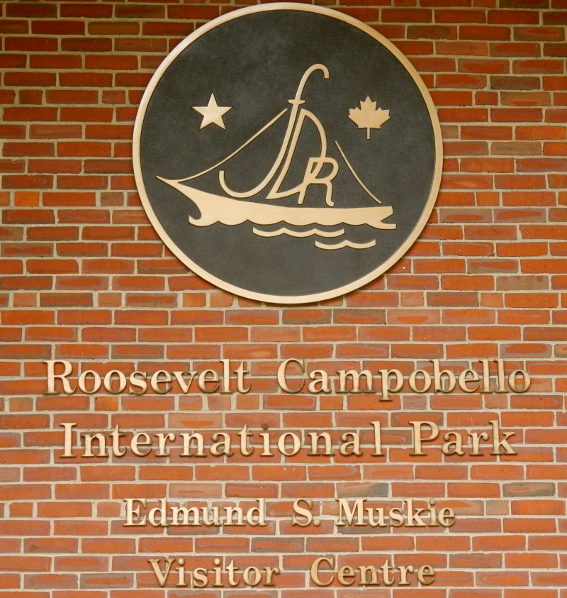 Roosevelt Campobello International Park sign