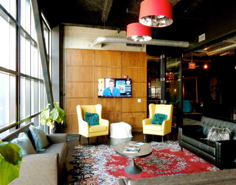 Time Hotel Lobby seating, Nyack NY