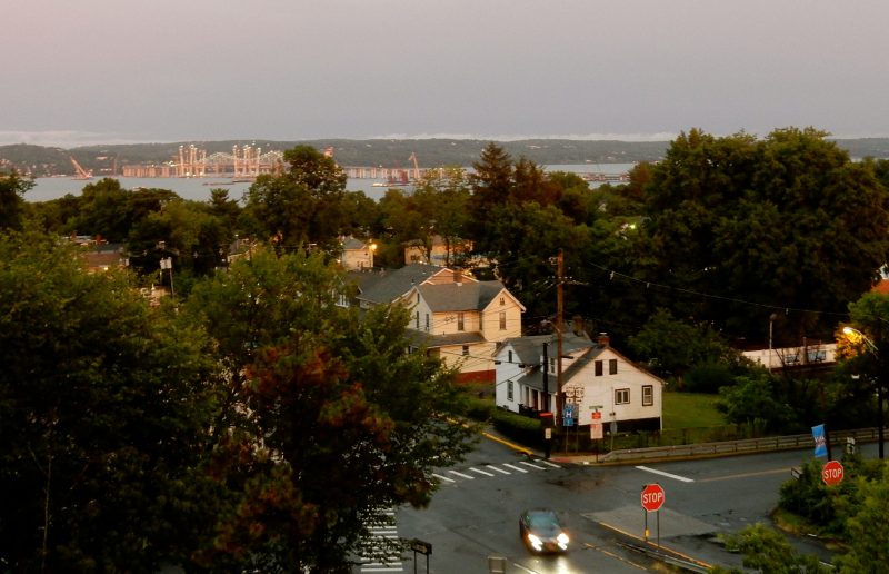 View of Tappan Zee Bridge from Time Hotel, Nyack NY