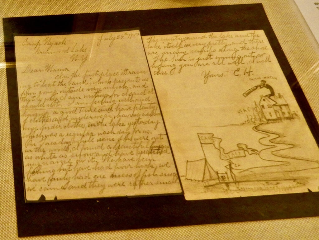 edward hopper camp letter to mom