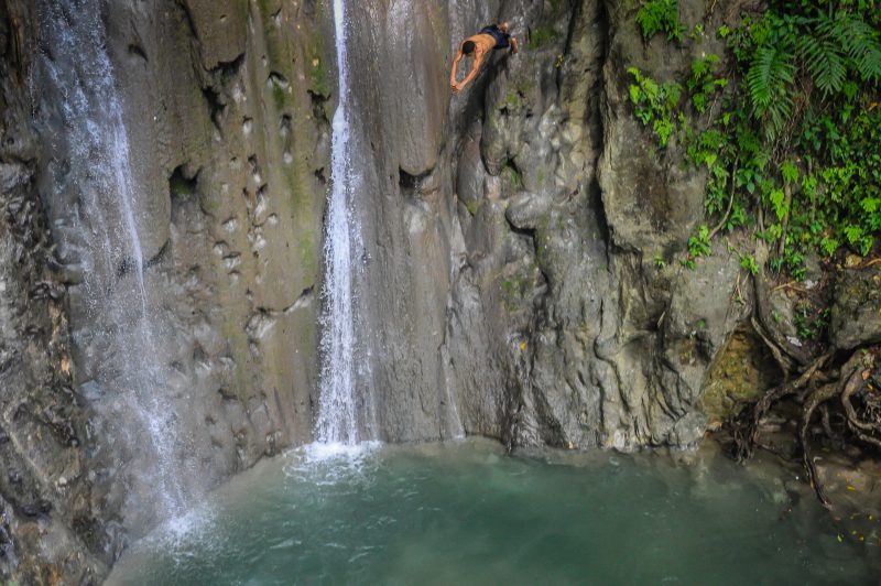 Cliff Diver - Saltadero Natural Monument - Cabrera Dominican Republic