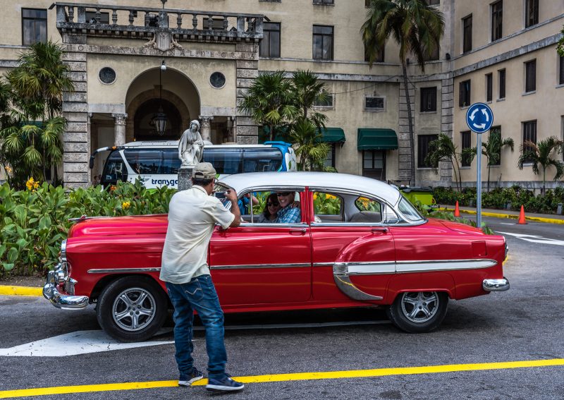 Vintage Car - Hotel Nacional de Cuba