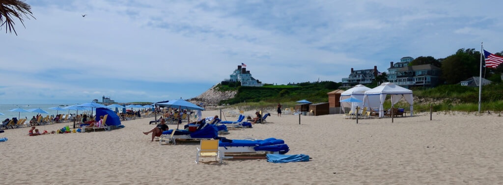 Ocean House beach Taylor Swift House on hill Watch Hill RI