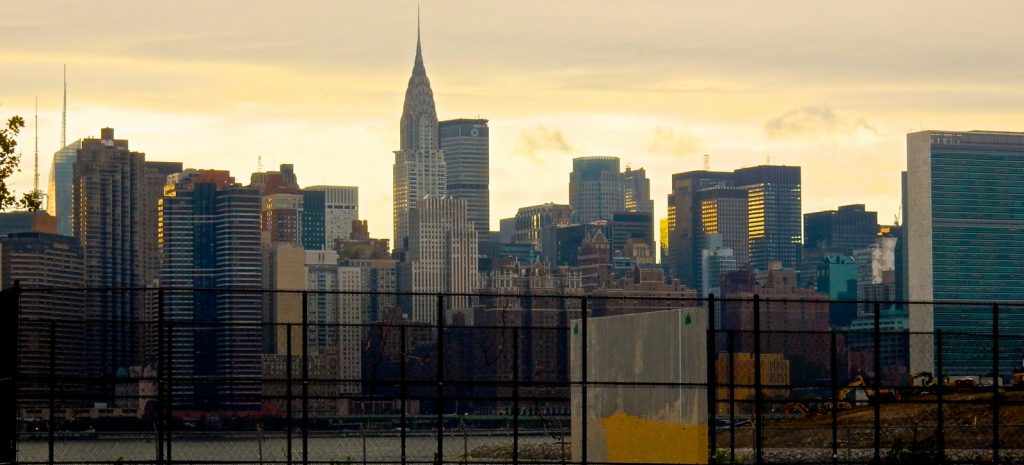 View of Midtown Manhattan from Greenpoint Brooklyn