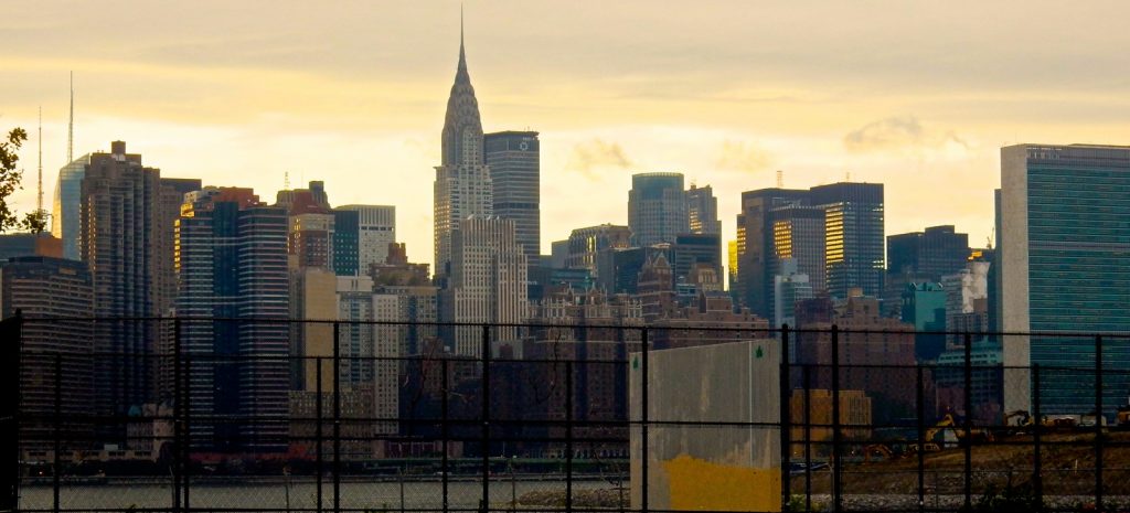 View of Midtown Manhattan from Greenpoint Brooklyn