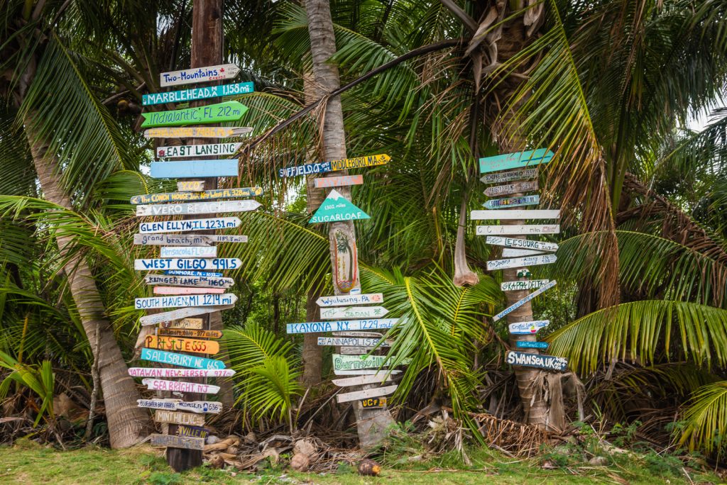 Hope Town Sign Posts