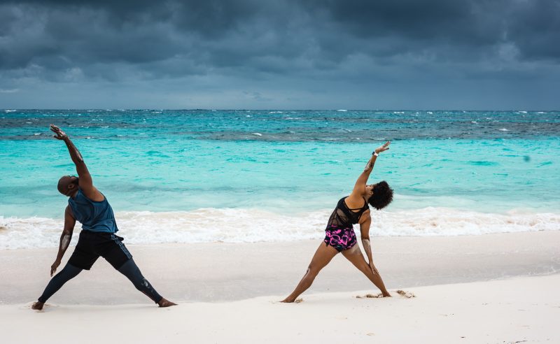 Yoga on Beach