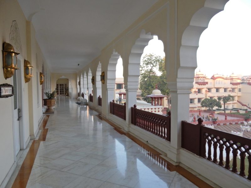 Outdoor Hallway, Jai Mahal Palace, Jaipur