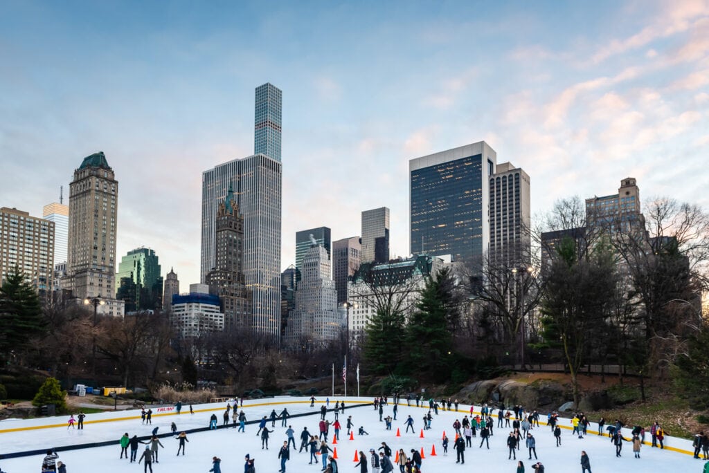 Wollman Ice Skating Rink in Central Park - NYC