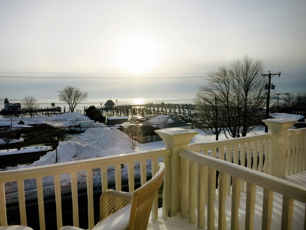 View of Water from Tall Tales Guest House Saybrook Point Inn