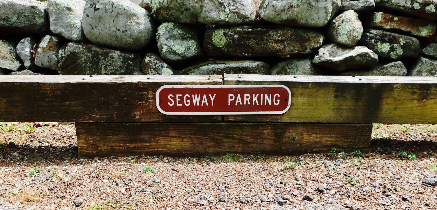 Segway Parking Sign