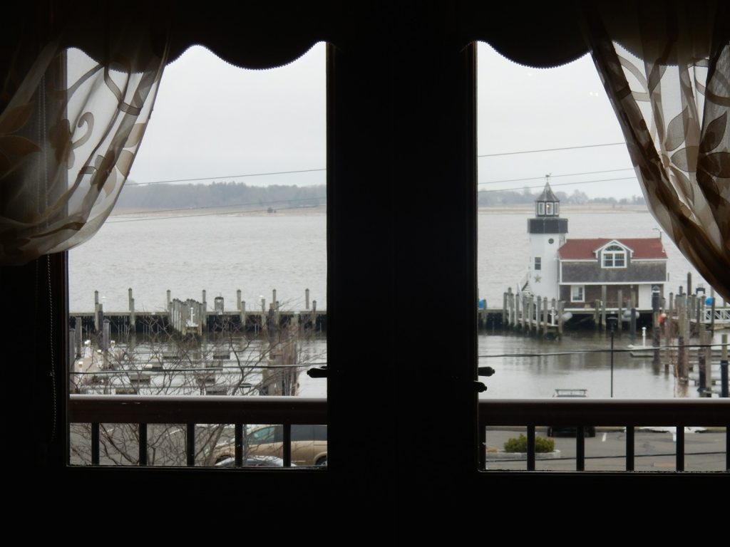 View from room at Tall Tales, Saybrook Point Inn and Spa, CT