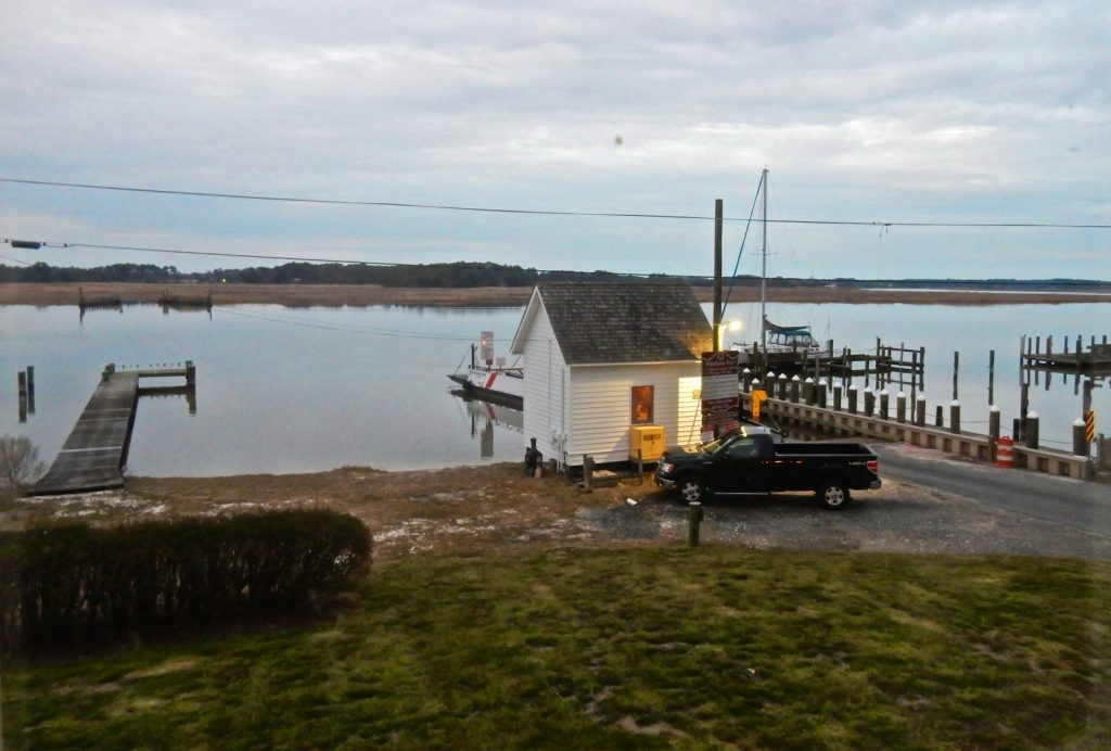 Whitehaven Ferry from Whitehaven Hotel at daybreak, MD