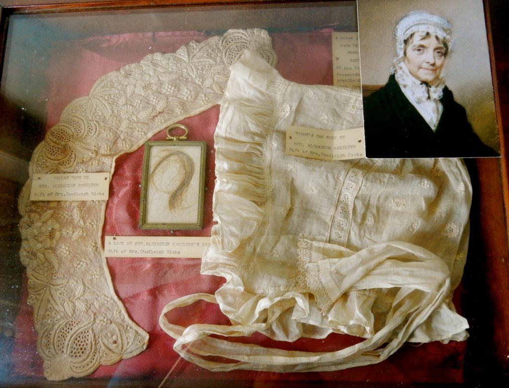 Betty Schuyler artifacts at Schuyler Hamilton House in Morristown NJ.